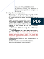 Requisitos para Subir Al Sistema DSPACE para El Tramite de Certificacion de Diplomado en Al Eupg