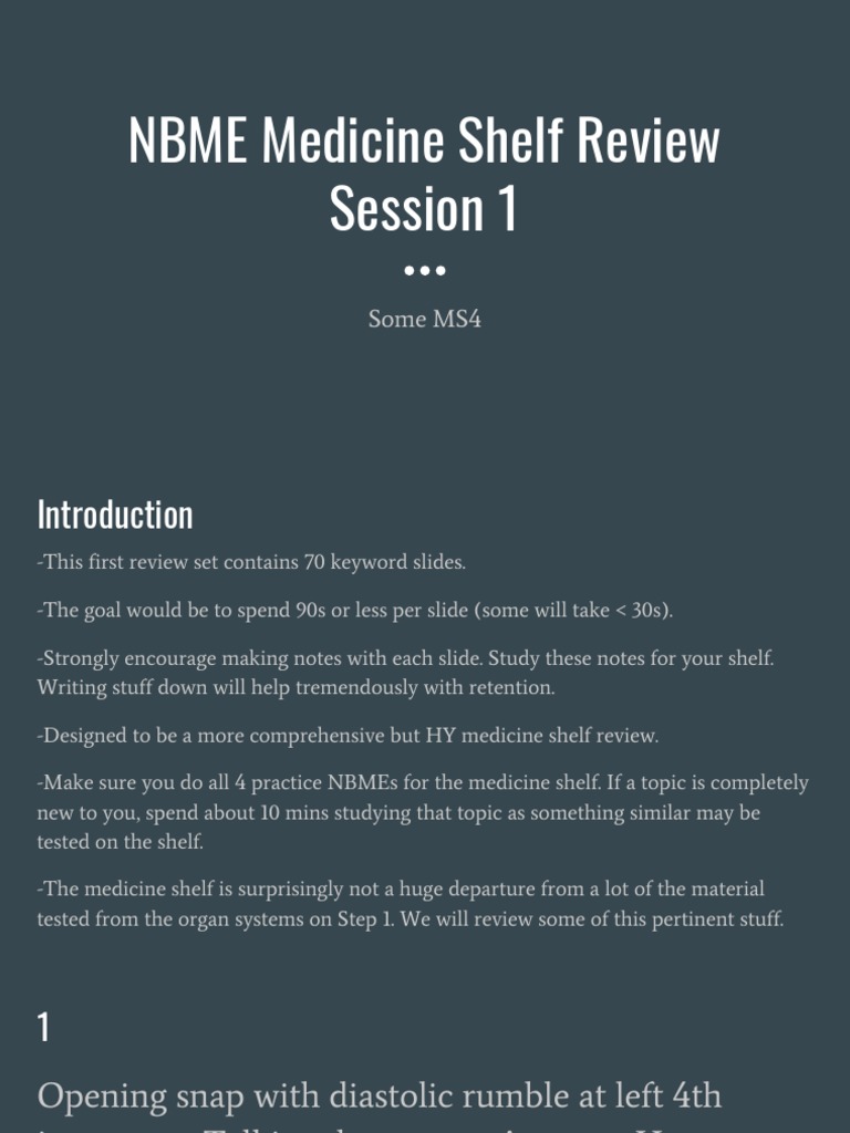 Episode 29Medicine Shelf Review 1 PDF Anemia Diarrhea