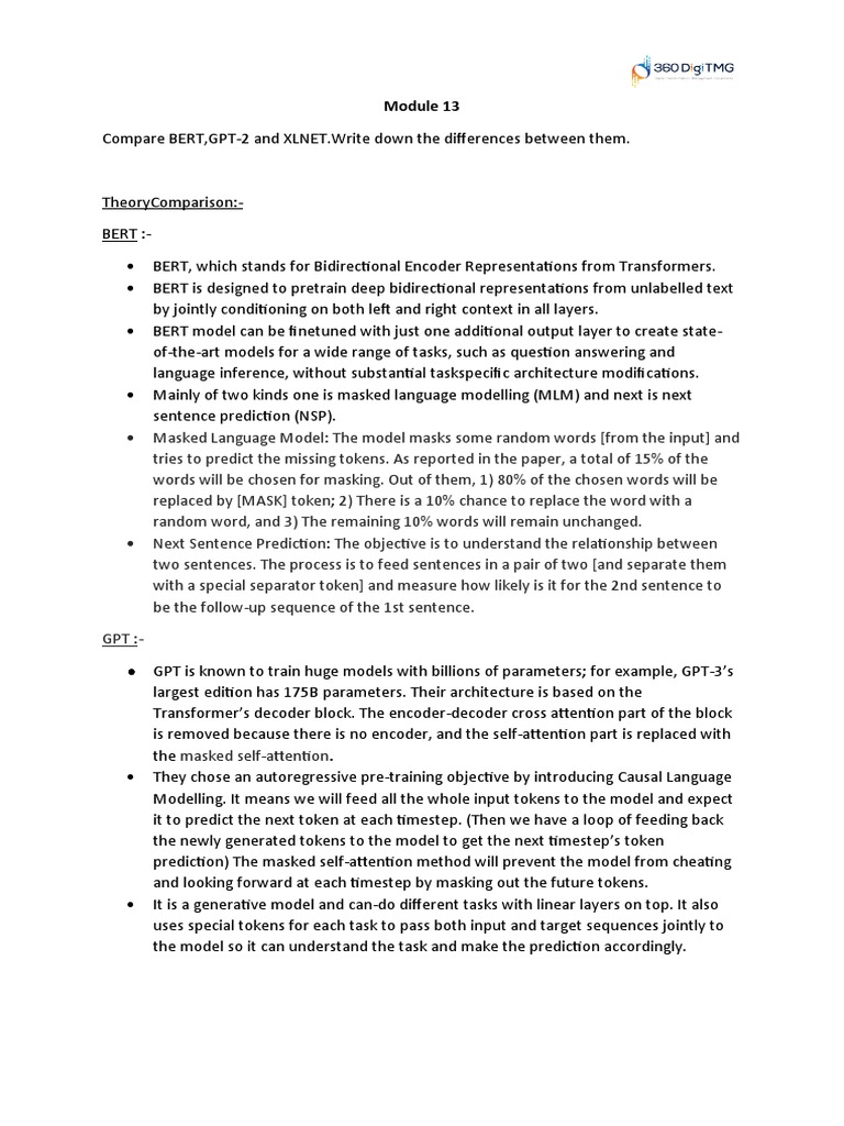 Sequence To Sequence Model, Transformers and BERT | PDF | Computing ...