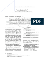 Policy Anomaly Detection For Distributed Ipv6 Firewalls: Claas Lorenz and Bettina Schnor