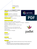 Planificación GENIALLY-PADLET