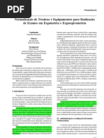 Normatização de Técnicas e Equipamentos para Realização de exames em ergometria e ergoepirometria