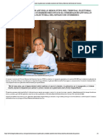 20-07-2021 Reconoce El Gobernador Astudillo Resolutivo Del Tribunal Electoral Del Estado de Guerrero