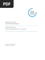 Openhpc (V1.3.9) Cluster Building Recipes: Sles12Sp4 Base Os Warewulf/Slurm Edition For Linux (X86 64)