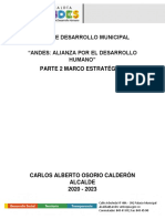 Plan de Desarrollo Municipal 2020-2023 (Andes Marco Estratégico)