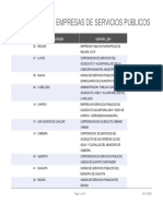 Municipios Con Empresas de Servicios Publicos