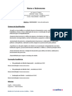 Cv Advogado Atualizado Catho