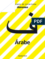 34585 Cuadernos de Escritura Para Dummies Arabe