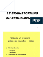 Comment Animer Un Brainstorming Pour Le Règlement D'un Pro