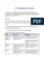 Mla Citation Guide