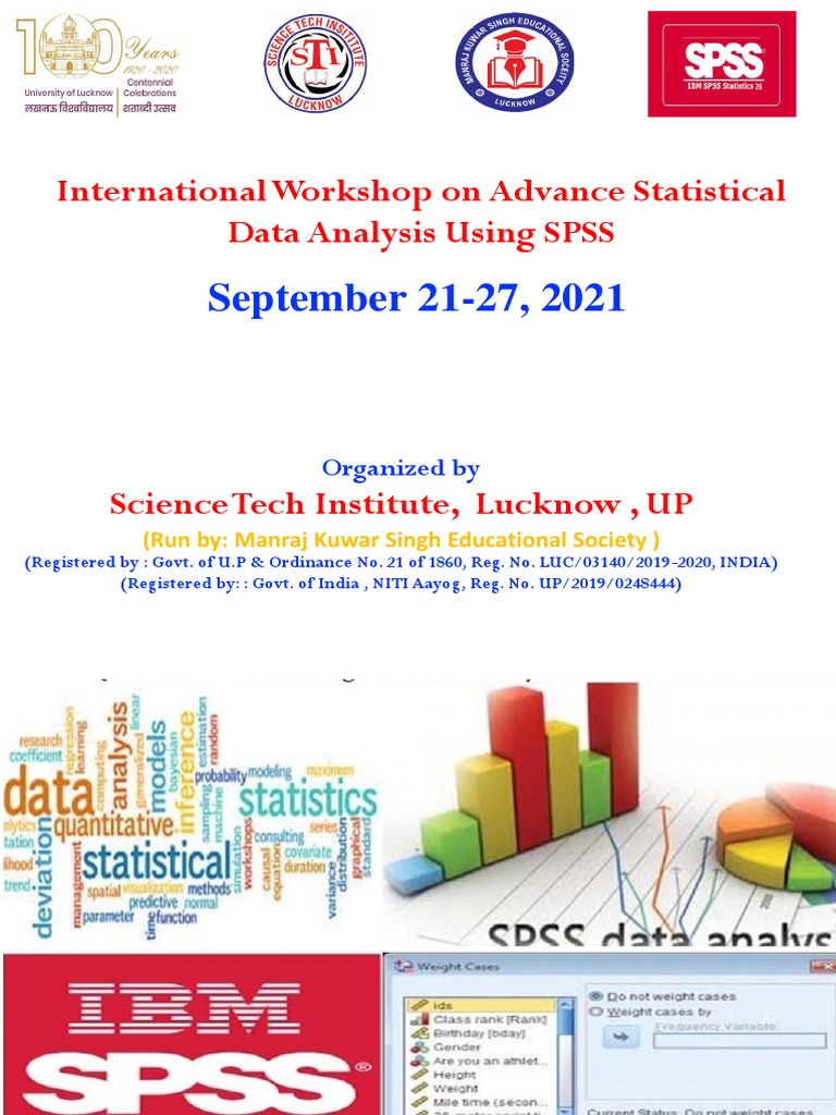 SPSS Data Analysis Workshop 2021 | PDF | Statistics | Student's T Test