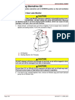 Checking and Adding Sterndrive Oil: Models Without Drive Unit Gear Lube Monitor