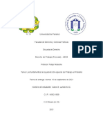 Los Fundamentos de La Jurisdiccion Especial Del Trabajo en Panamá