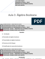 Apresentação Álgebra Booleana