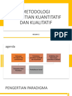 Kuliah 2 - Perbedaan Pnelitian Kualitatif Dan Kuantitatif