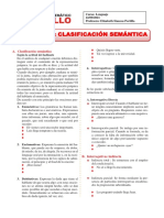 La Oración: Clasificación Semántica