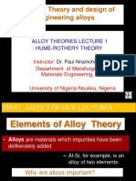 Mme 541 Theory and Design of Alloy Lecture Slide 1. - Unn Complete