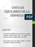 3.1 Equilibrio de La Empresa