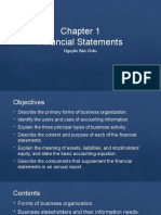 Chapter 1 - Financial Statements