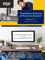 Formulación y Evaluación de Proyectos de Inversión