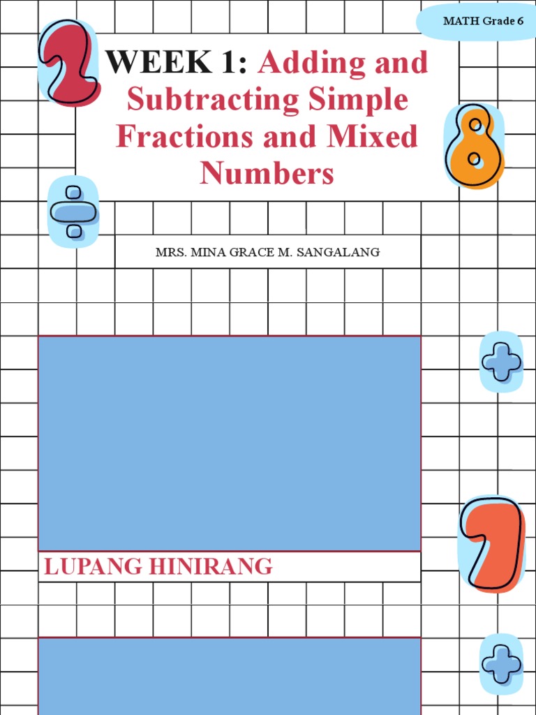 Adding & Subtracting Fractions Guide | PDF | Subtraction | Mathematics