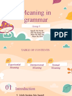 Group 9 Meaning in Grammar