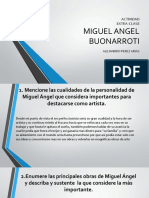 Miguel Angel Buonarroti: Actividad Extra-Clase
