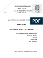 Practica 2 Dureza Rockwell