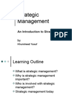 Strategic Management: An Introduction To Strategy
