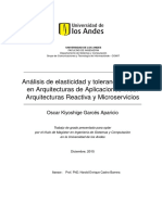 Análisis de Elasticidad y Tolerancia A Fallos en Arquitecturas de Aplicaciones Web: Arquitecturas Reactiva y Microservicios