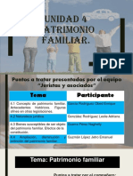 Unidad cuatro. Patrimonio familiar - PDF