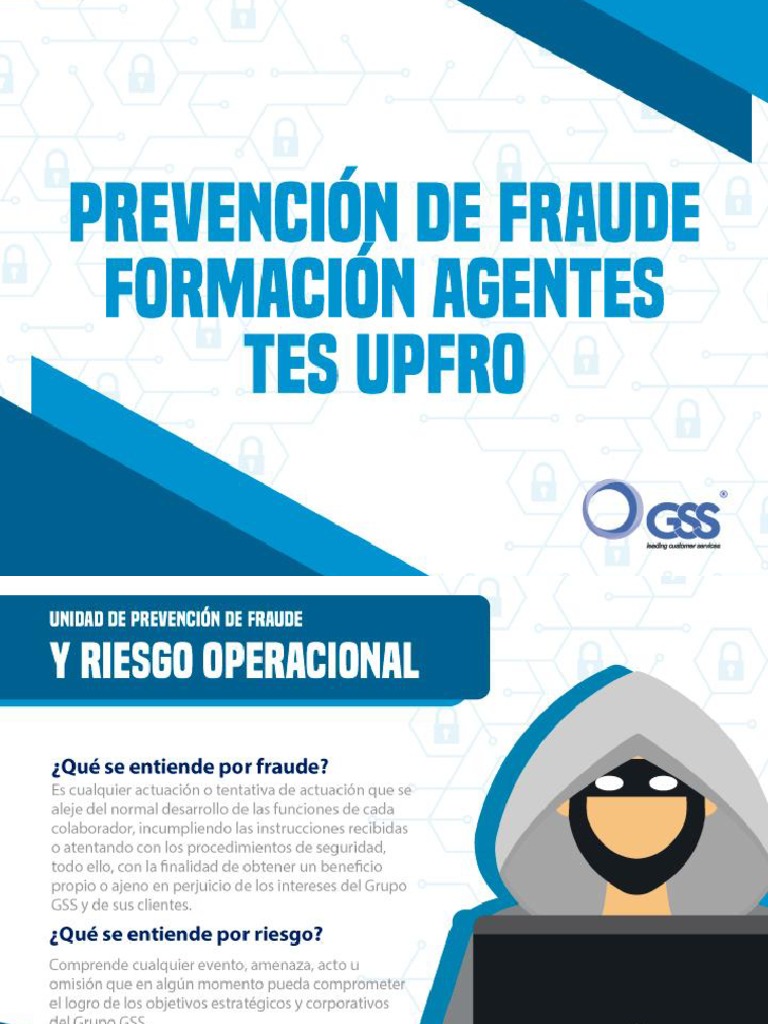Prevención De Fraude Formación Agentes 1 Pdf
