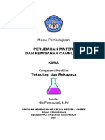 Modul Perubahan Materi & Pemisahan Campuran