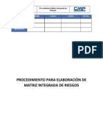 Procedimiento Matriz Integrada de Riesgos