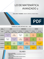 Modulo de Matemática Avanzado 2