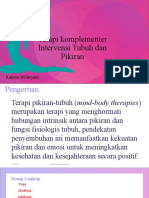 Terapi Komplementer Intervensi Tubuh Dan Pikiran