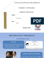 Precedentes y Gerarquias de Protocolo