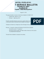 Alert Service Bulletin: Hartzell Propeller Inc. Transmittal Sheet HC-ASB-61-381 Propeller - Blade Bearing Races