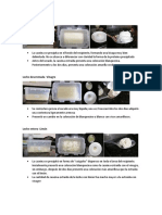 Leche caseína ácidos comparación