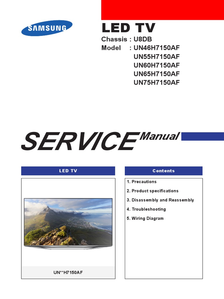 Samsung+UN55H7150AF+Chassis+U8D8 EPT PDF Electrostatic Discharge