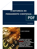 Aula Geral A Natureza Do Pensamento Ciêntífico