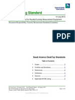 SAES-Y-100 Regulated Vendors List For RoyaltyCustody Measurement Equipment