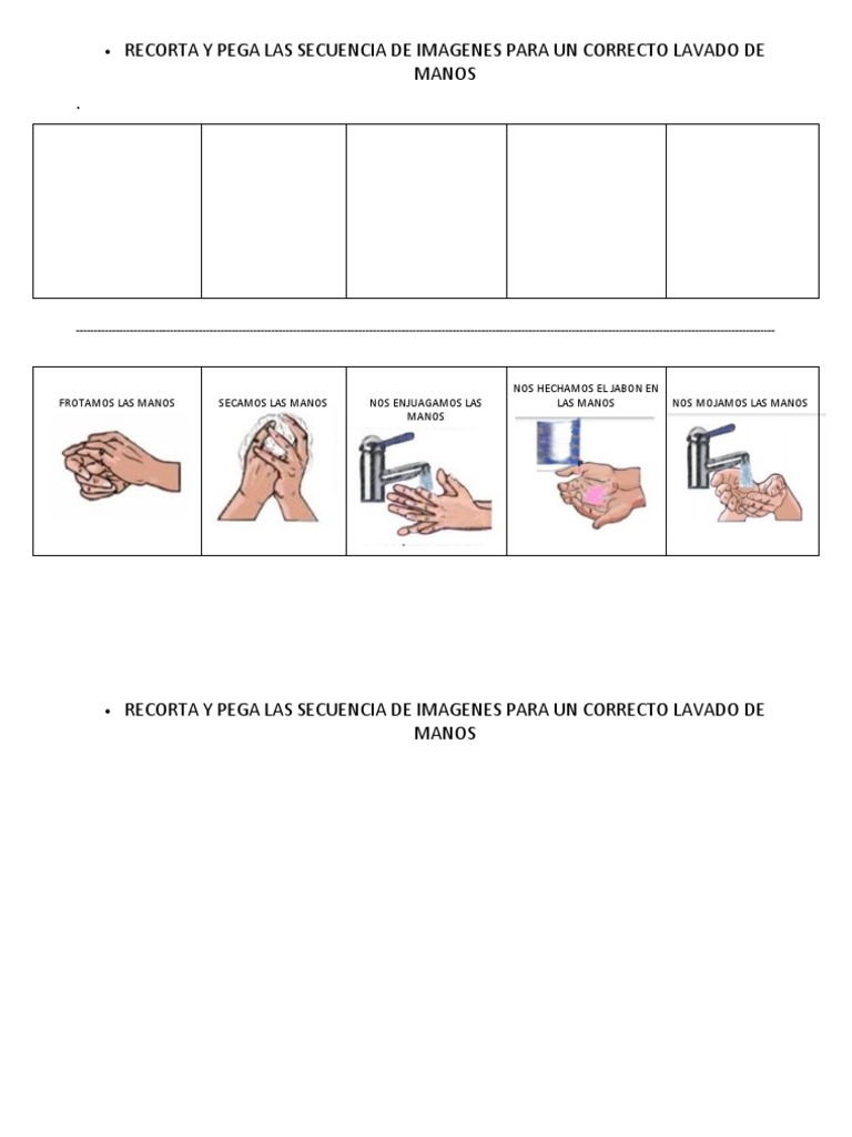 Pasos para El Correcto Lavado de Manos | PDF
