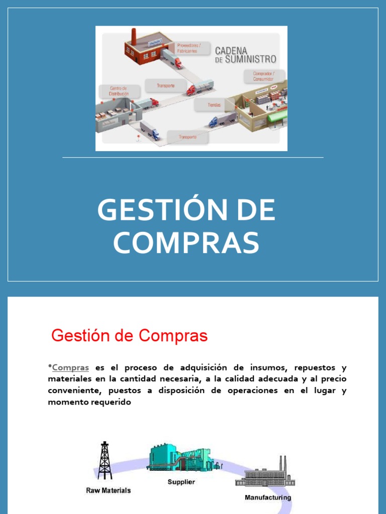 Estrategias Efectivas en Gestión de Compras | PDF | Logística | Calidad ...
