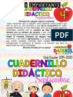 4° CUADERNILLO DIDACTICO SEPTIEMBRE