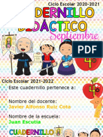 4°cuadernillo Didactico Septiembre