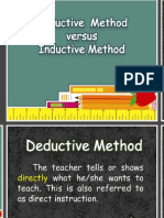 Inductive Vs Deductive Method