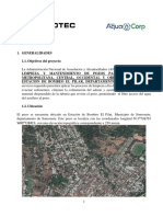 Informe Final Limpieza Pozo El Pilar Sonsonate