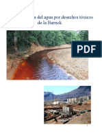 Contaminación del agua por desechos tóxicos de Barrick