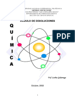 Modulo Disoluciones. Prof. L.galarraga